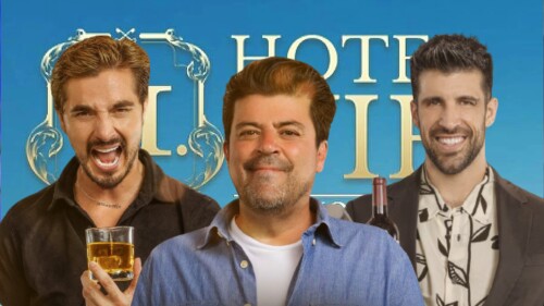 Hotel Vip: El Burro Van Rankin, Christian Estrada y Silverio protagonizan ¡acalorado beso de 3!