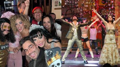 Omar Chaparro y su esposa