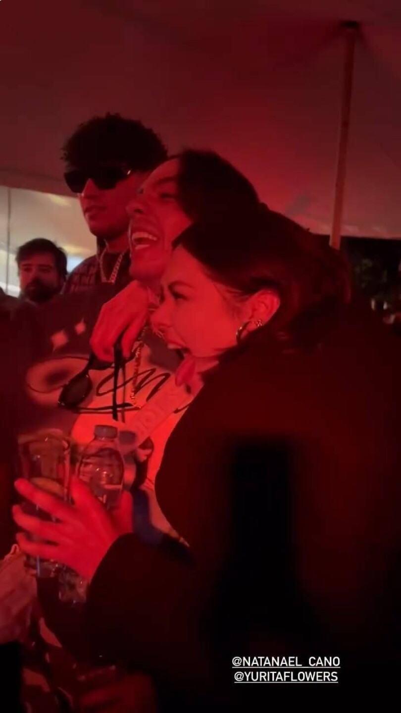 Natanael Cano y Yuridia son captados juntos