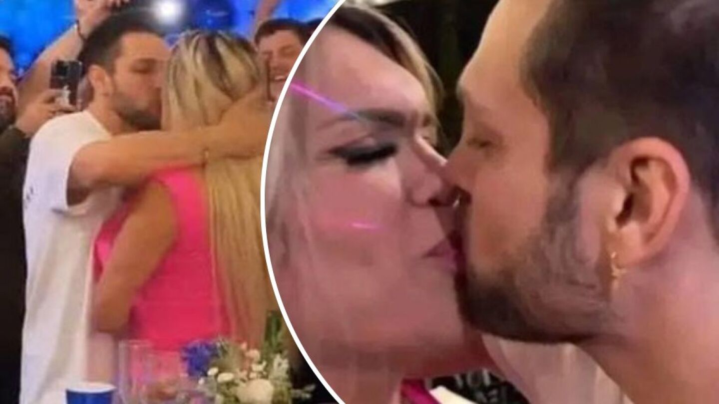 Nicola y Wendy se besan en la fiesta de Galilea Montijo