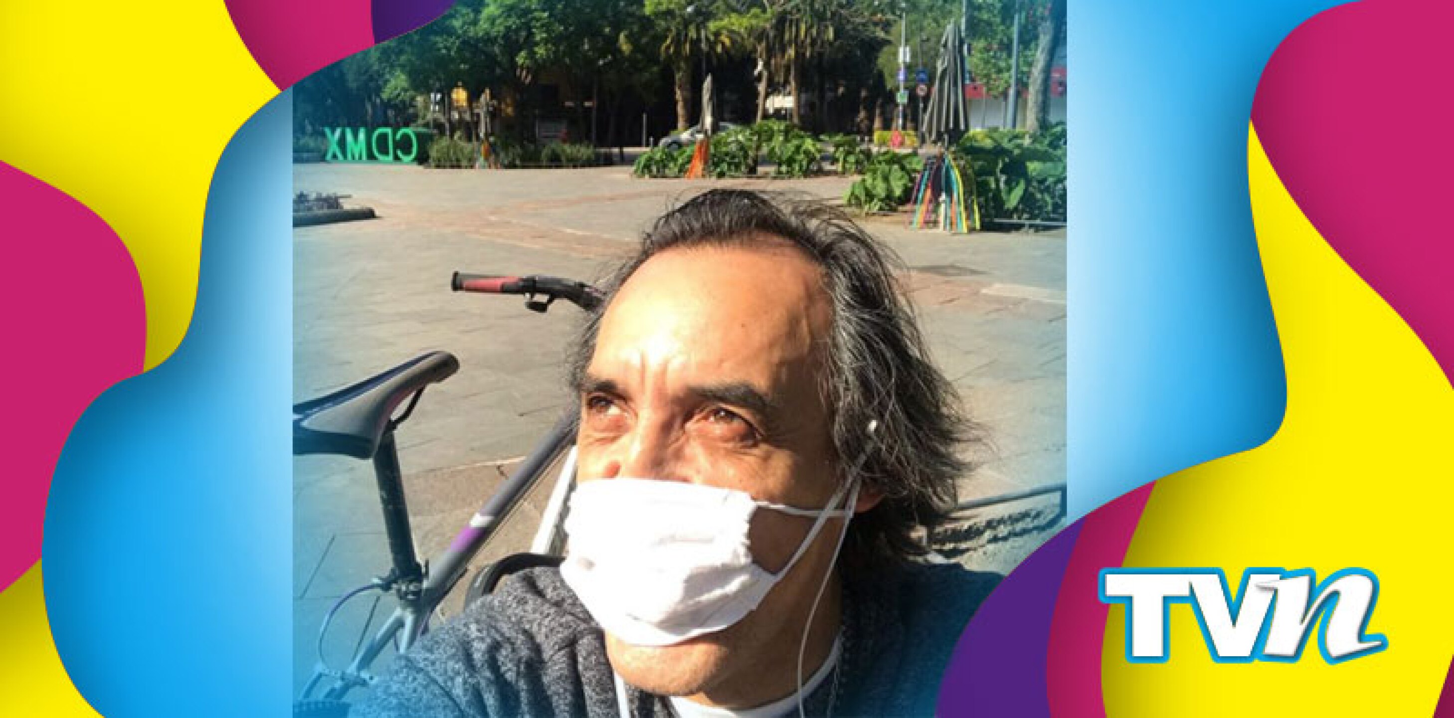 Luis Felipe Tovar roban bicicleta