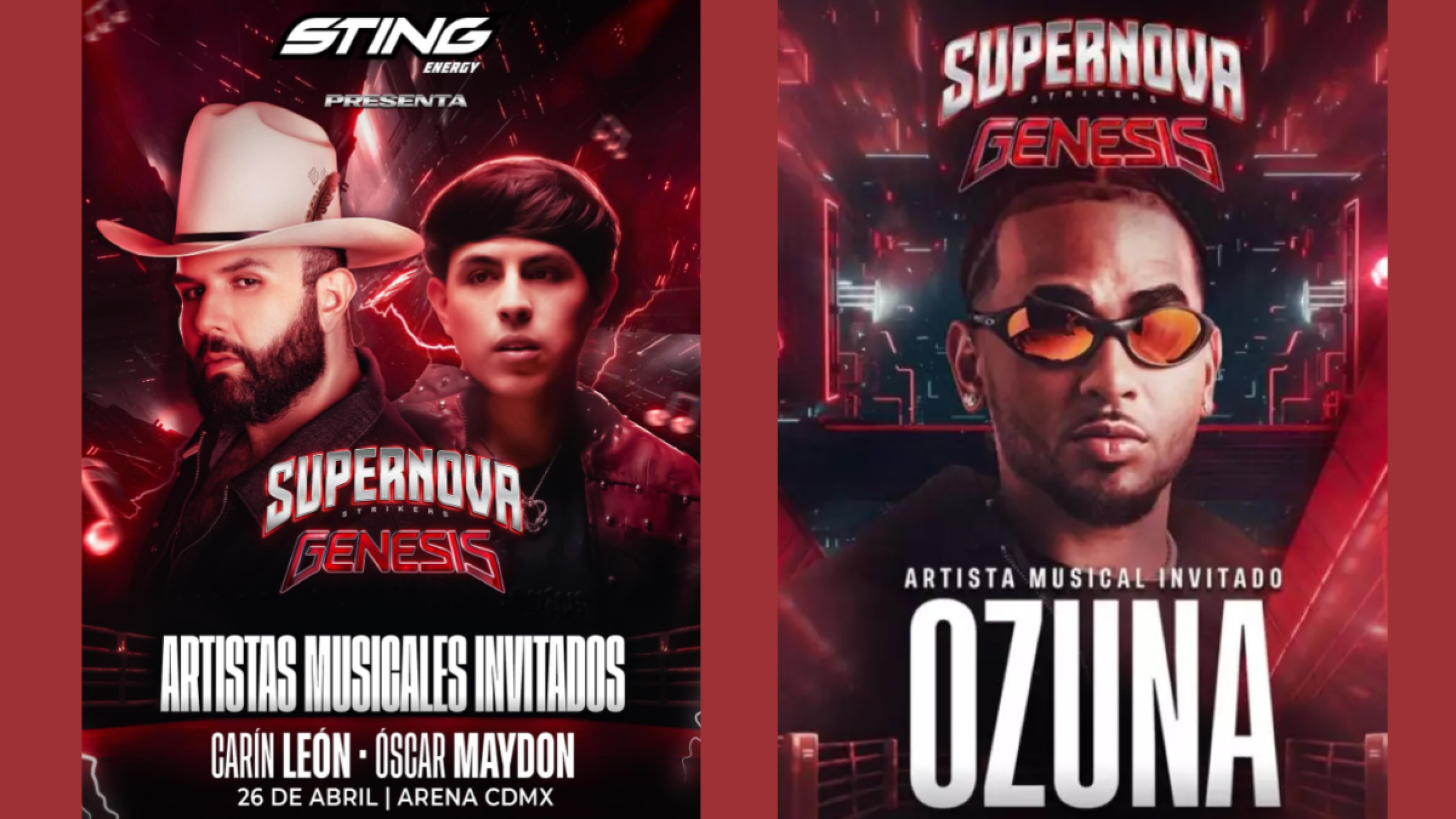 Artistas musicales en Supernova Génesis