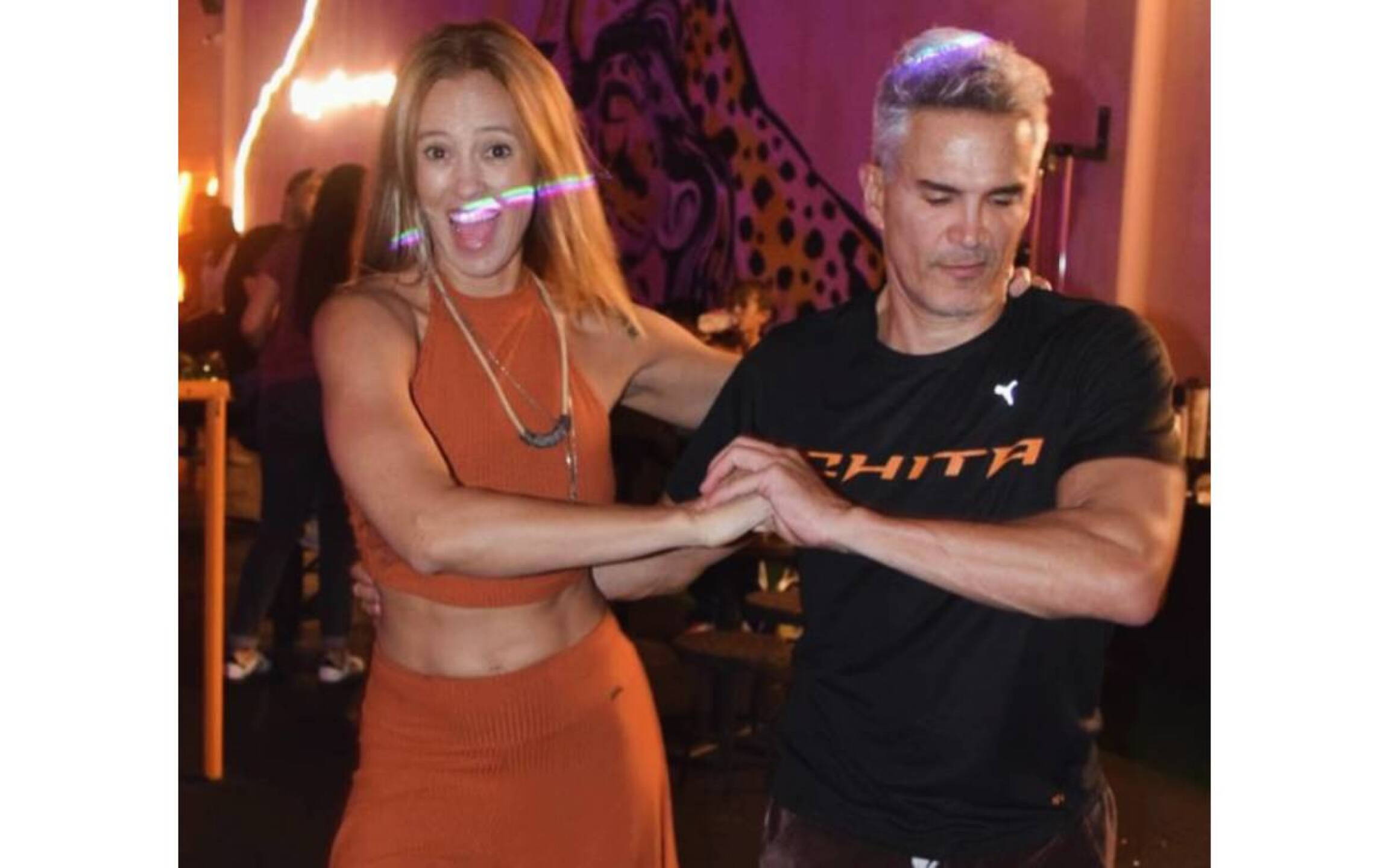 Julio Camejo y su esposa