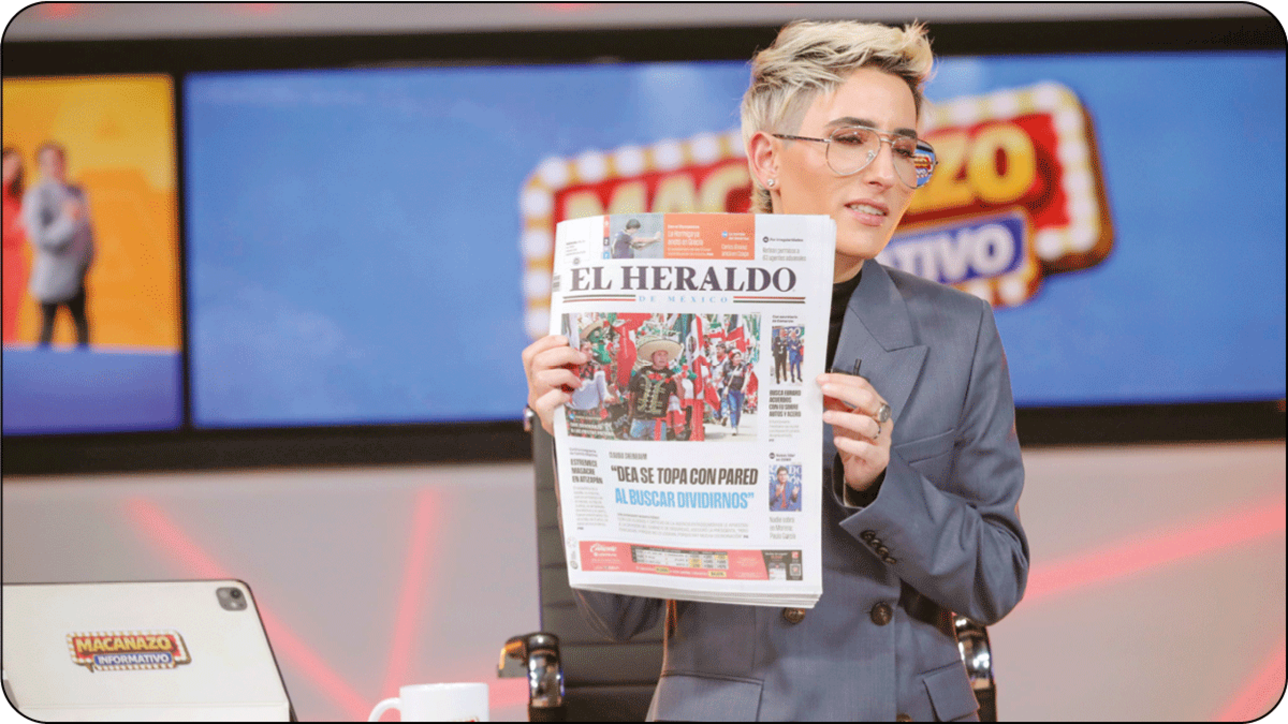 Maca Carriedo en Heraldo Televisión
