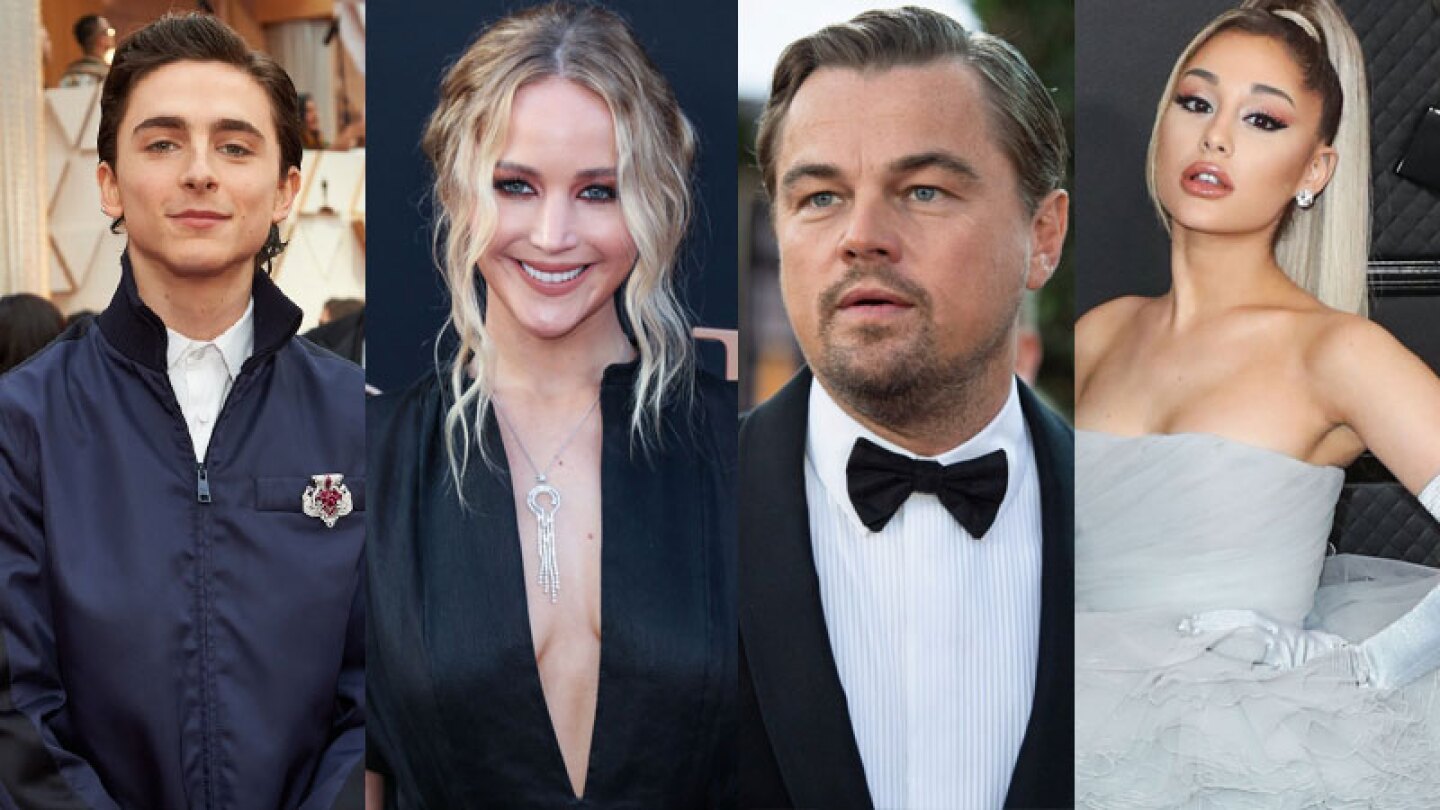 película netflix ariana grande, meryl streep, leonardo dicaprio