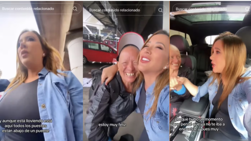 Mariazel apoya a mujer con cáncer sin trabajo