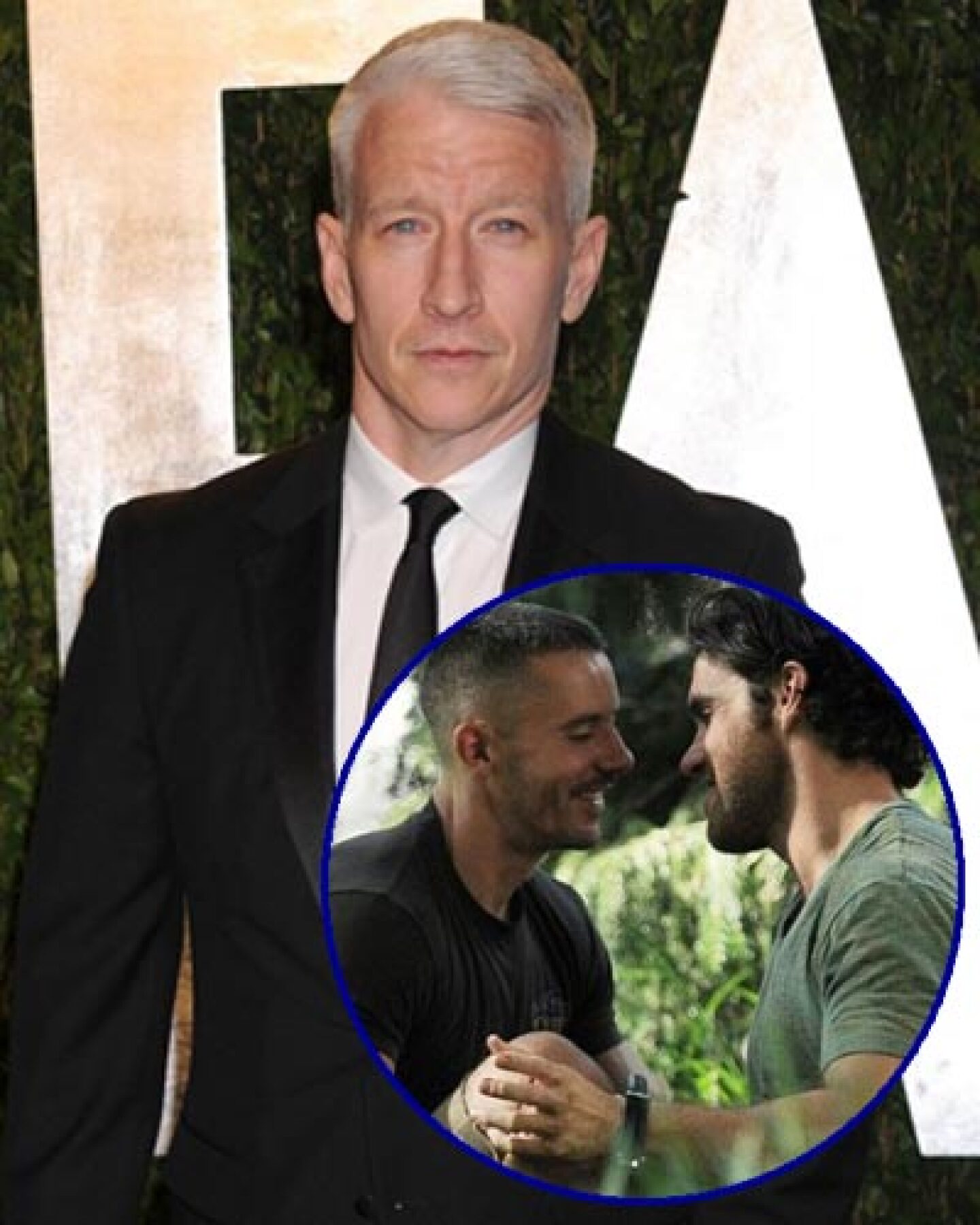Novio de Anderson Cooper fue captado besando a otro hombre.