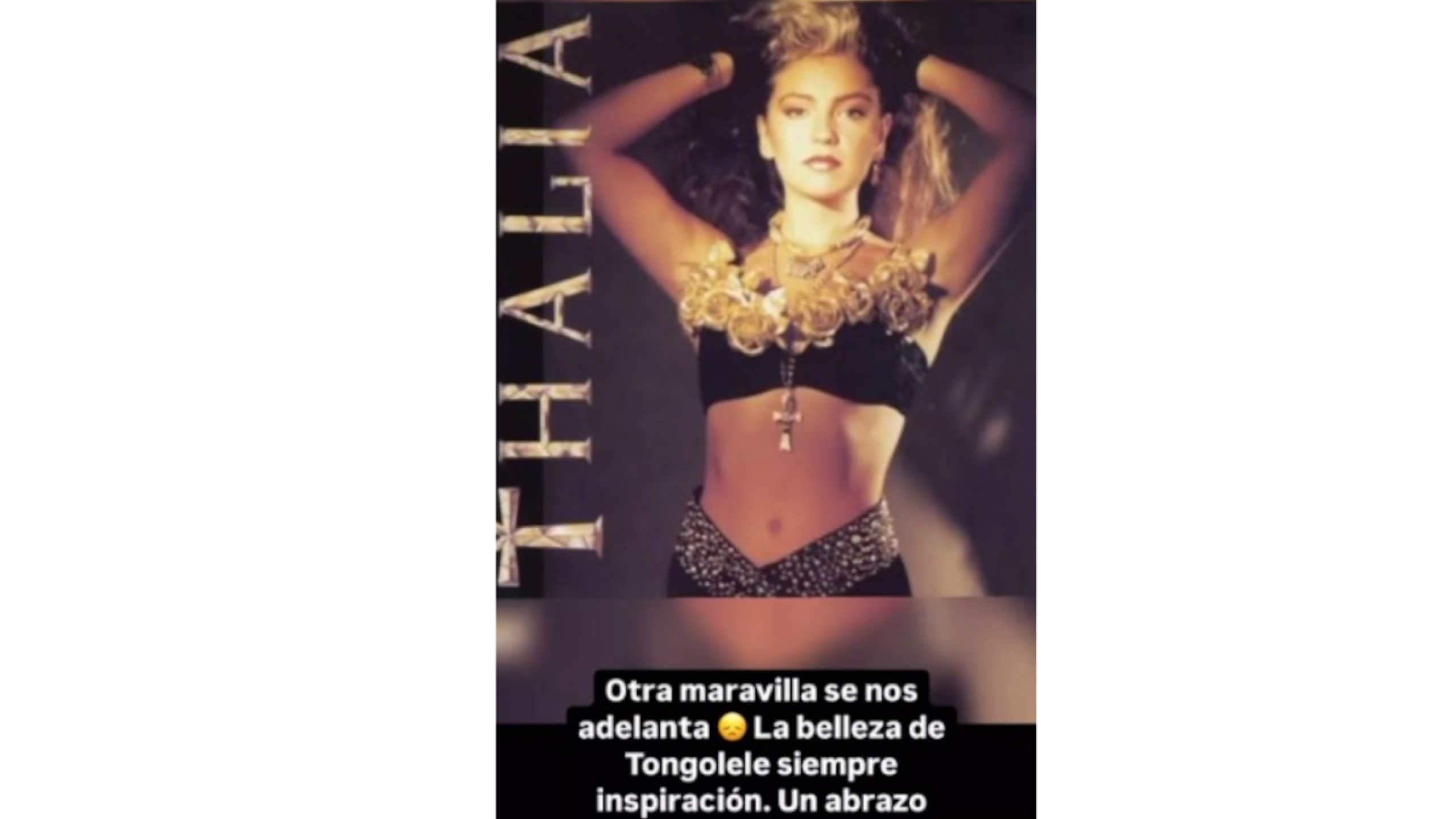 Thalía y Tongolele