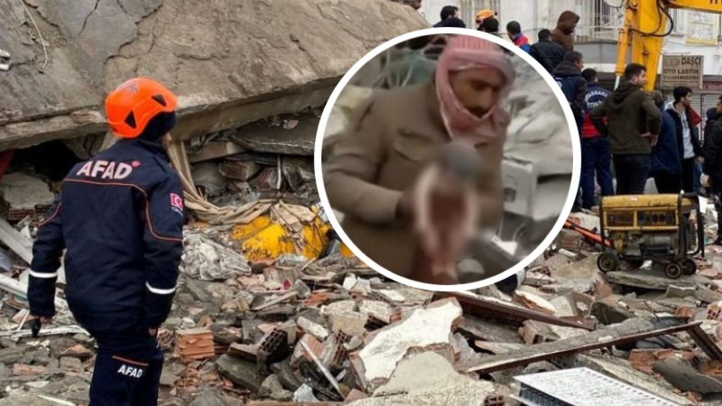 Terremoto Turquía: Rescatan a bebé que nació bajo los escombros