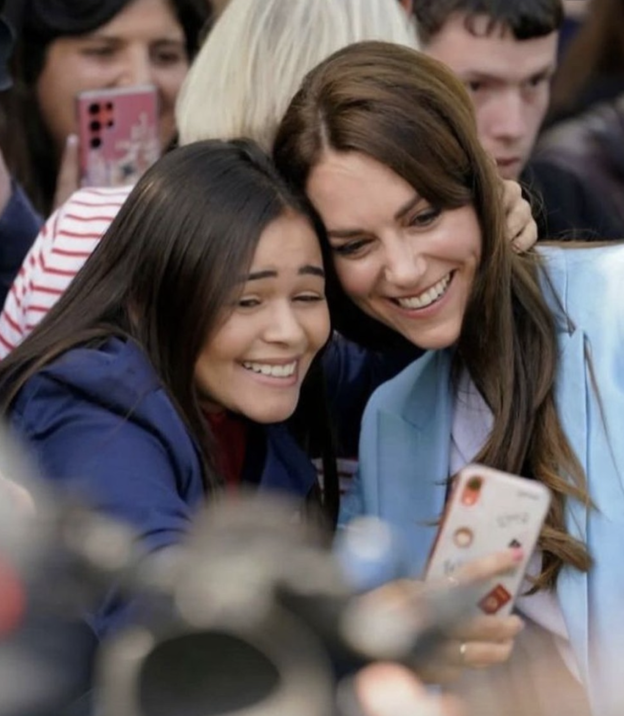 Kate Middleton selfie con fan