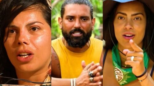Lizbeth Rodríguez, John Guts, Eli Varela en Survivor México