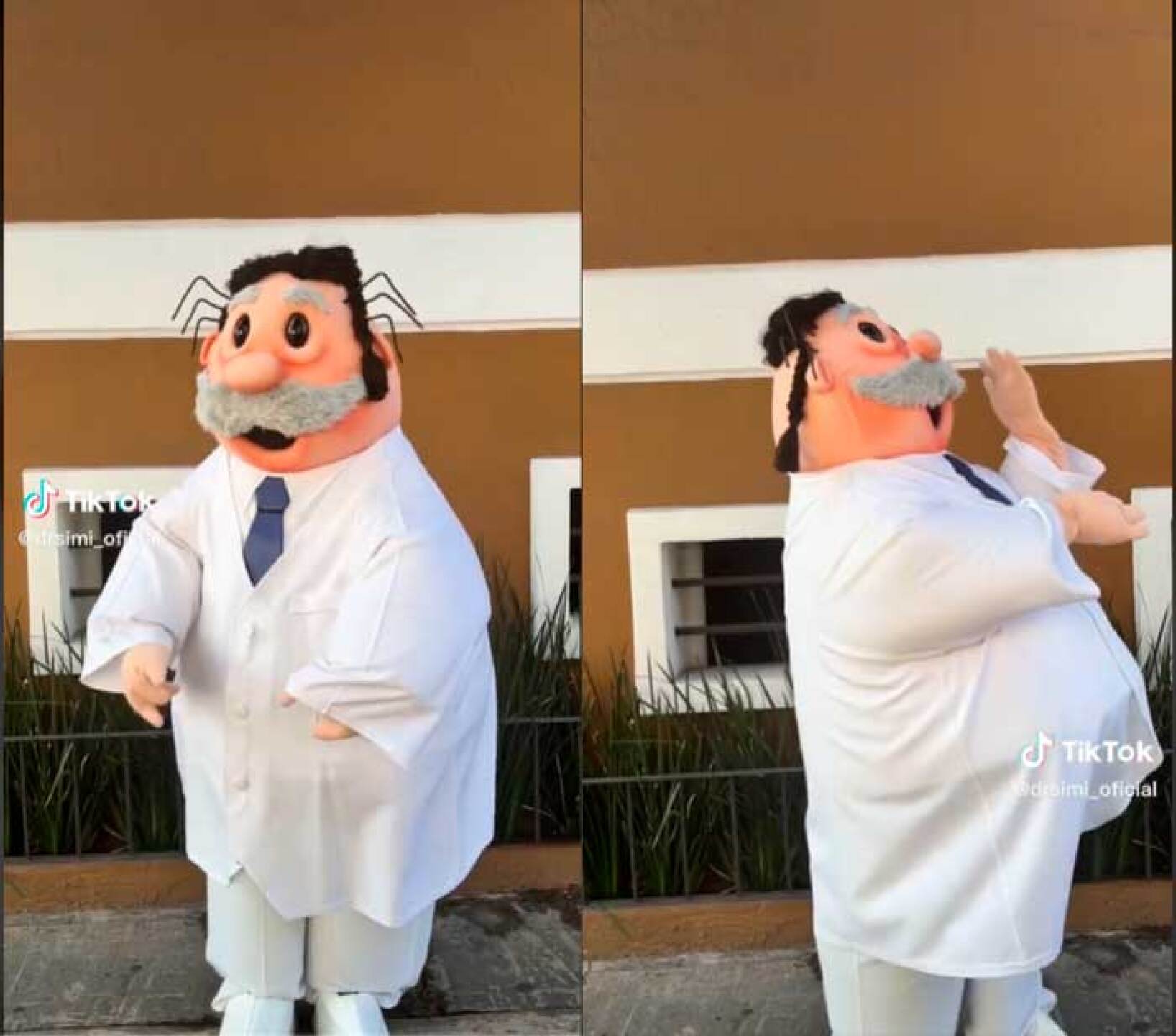 Dr. Simi rompe redes sociales tras sumarse al baile viral de Merlina