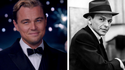 Leonardo Di Caprio y Frank Sinatra
