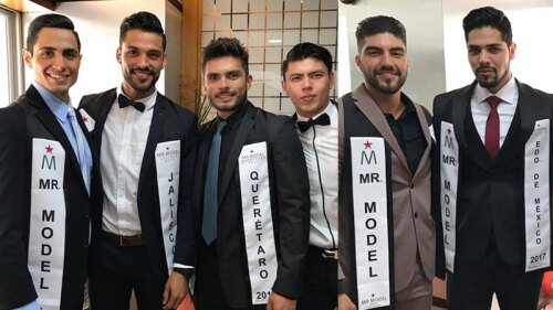 Esta colección de guapos compitieron por el título de Mr Model 2017