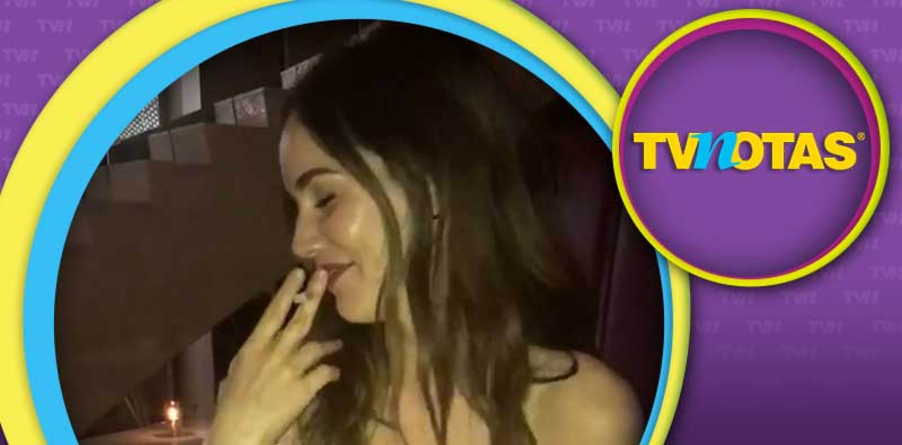 Camila se divirtió en el video.