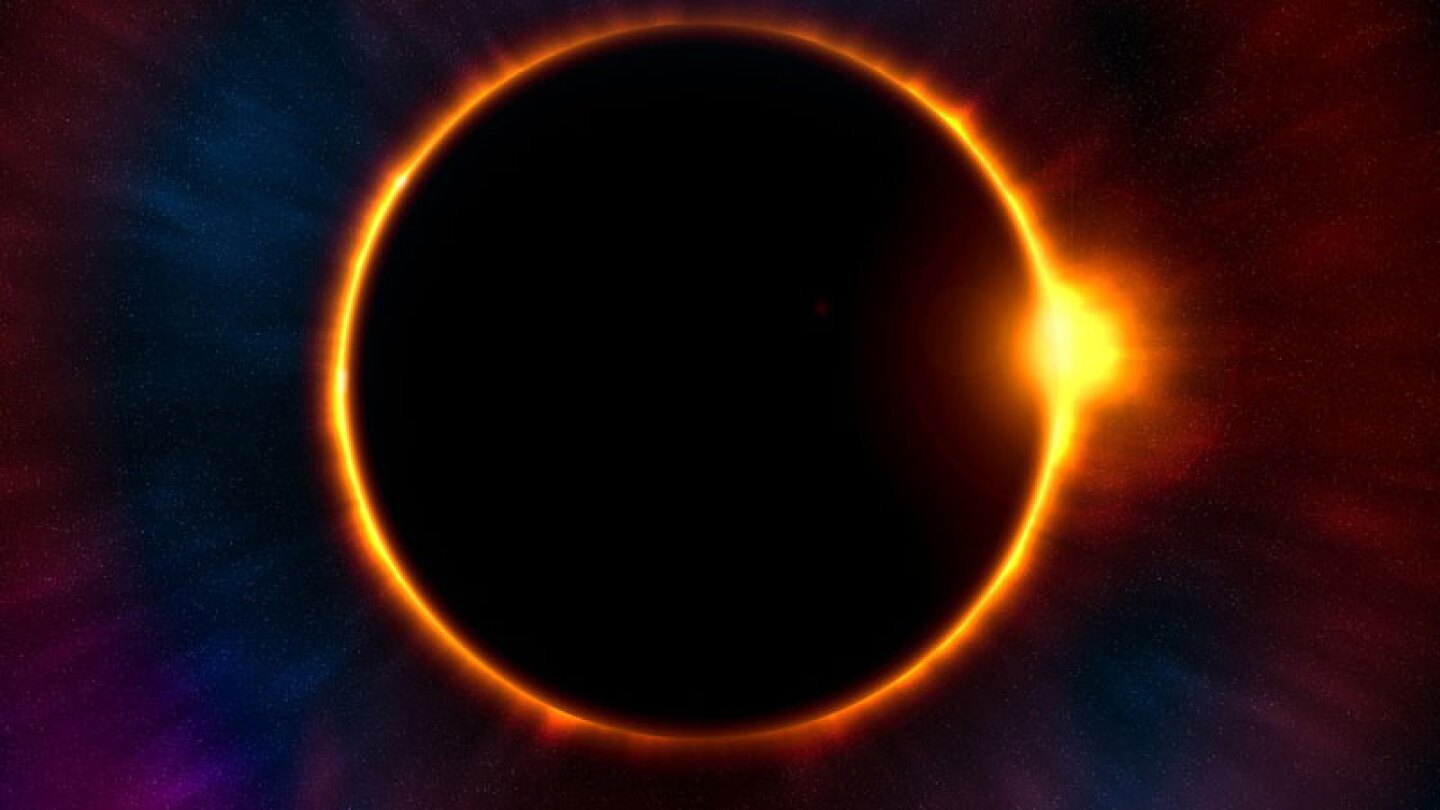 Observa aquí el eclipse solar total