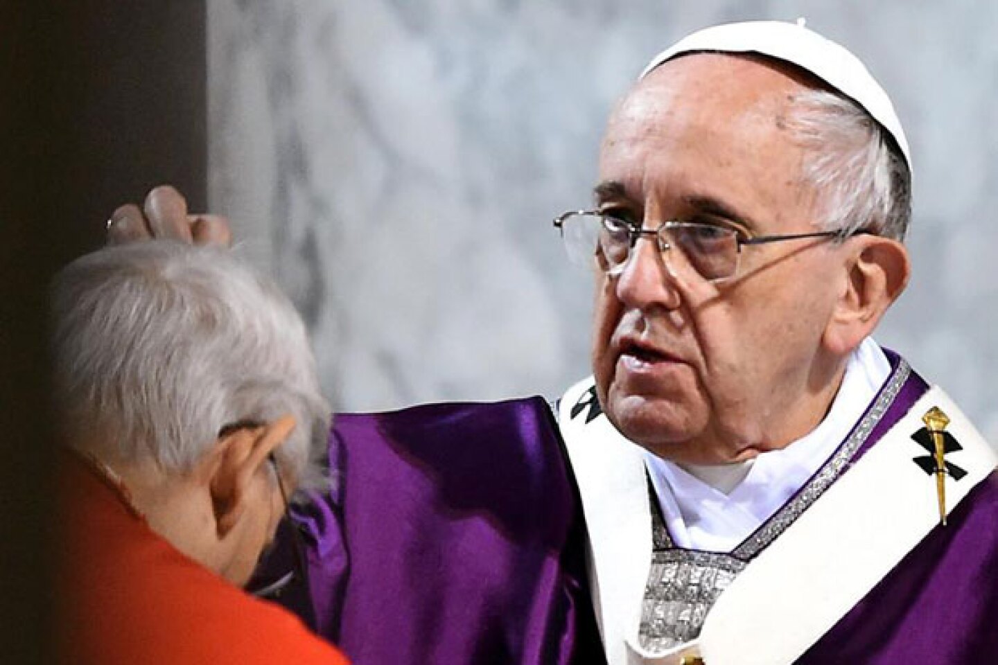 El papa Francisco ofició misa en la Basílica de Santa Sabina.