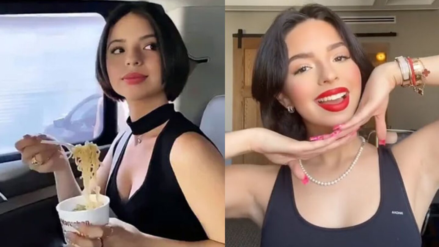 Ángela Aguilar maruchan sopa instantánea