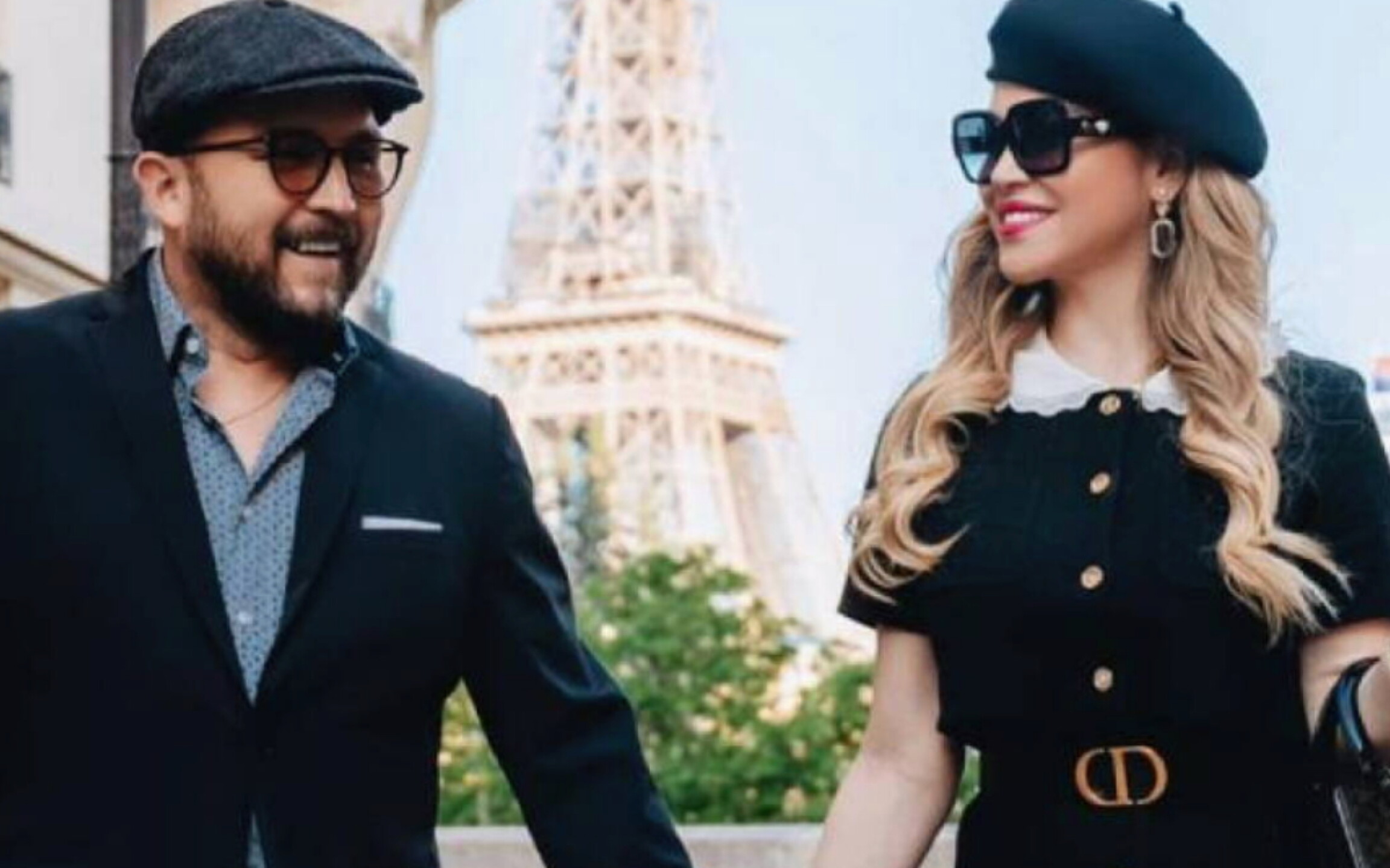 Poncho Lizárraga y su esposa