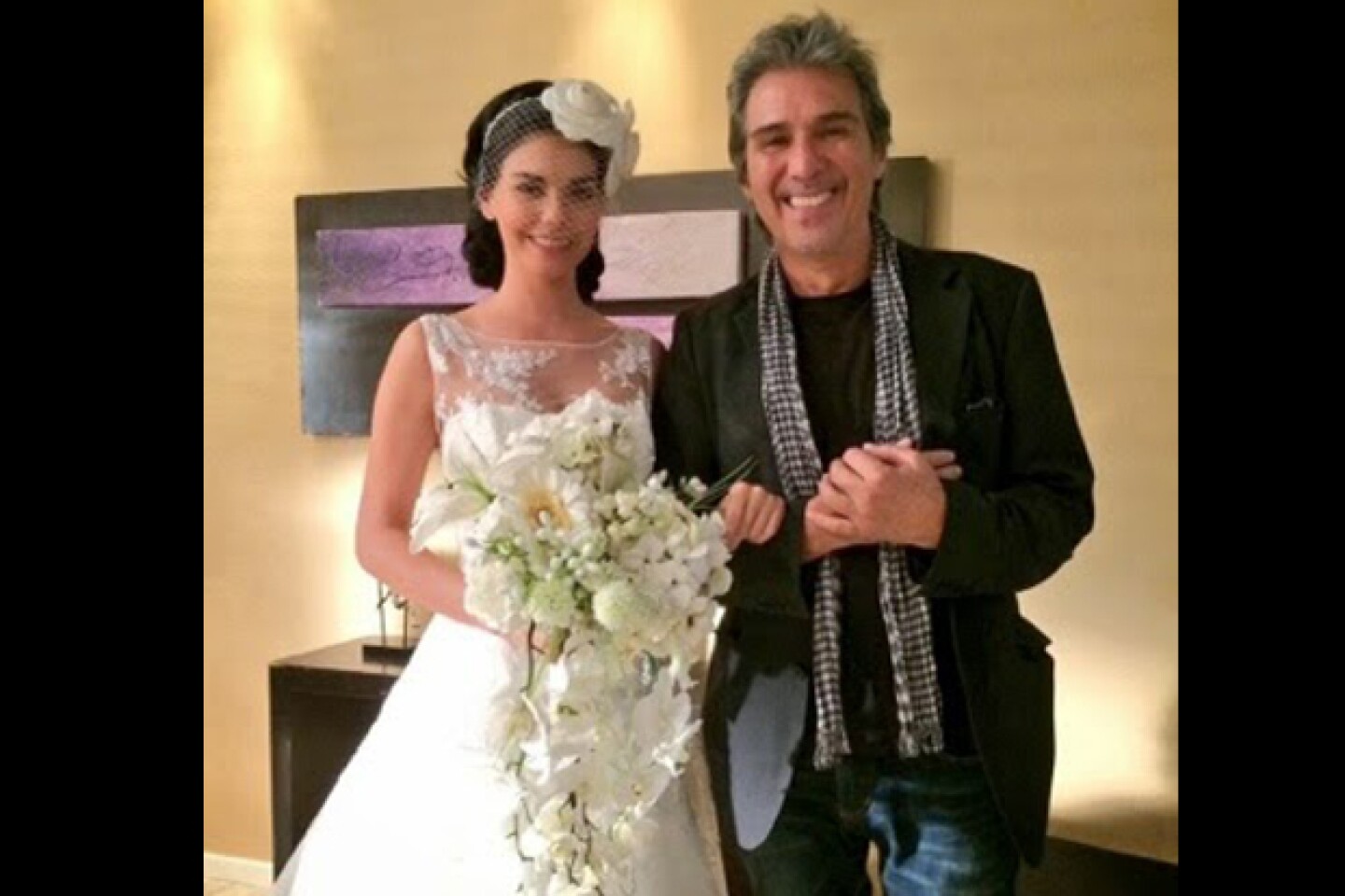 El productor Pedro Damián presentó a Livia Brito como el personaje principal de Muchacha italiana viene a casarse.